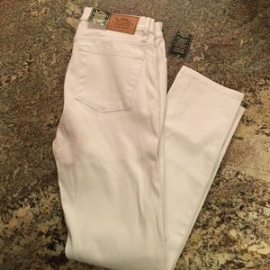 NWT Ralph Lauren Modern Skinny Jeans - White