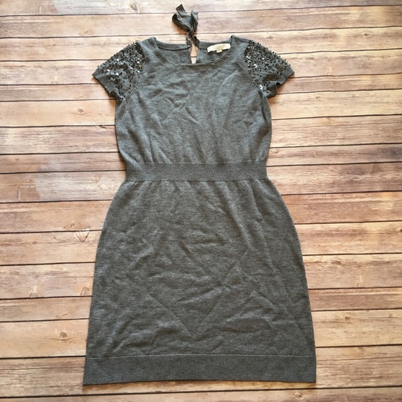 LOFT Dresses & Skirts - LOFT sequin sleeve sweater dress