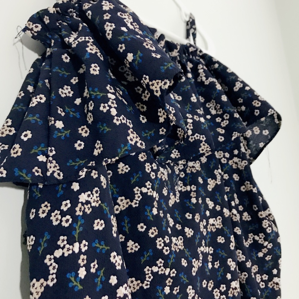 Floral off the shoulder blouse