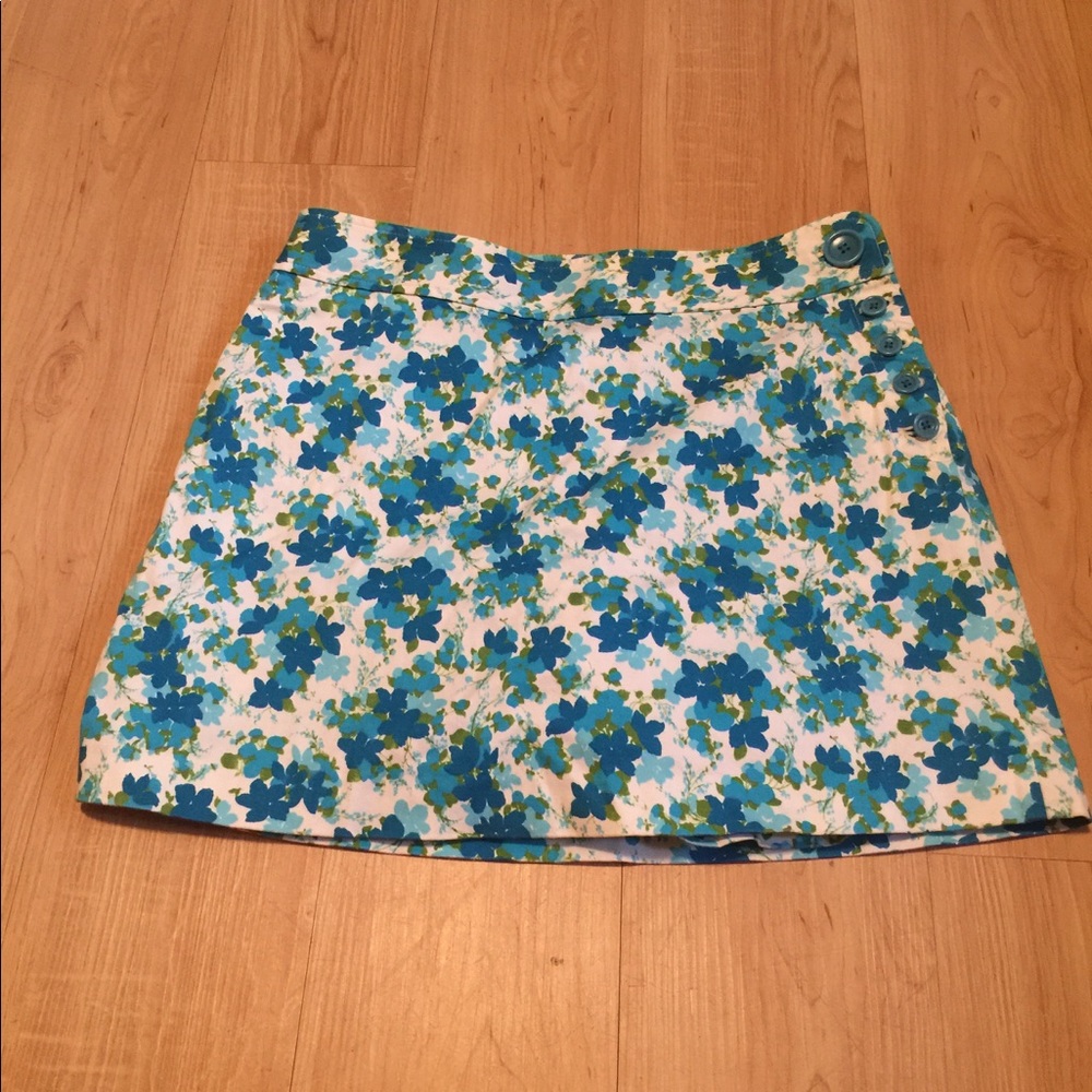 Ann Taylor Floral Skort