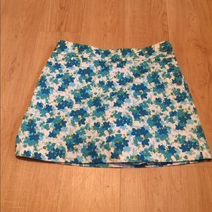Ann Taylor Floral Skort