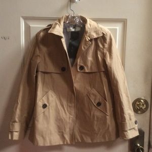 New Zara Basic khaki jacket Sz XS