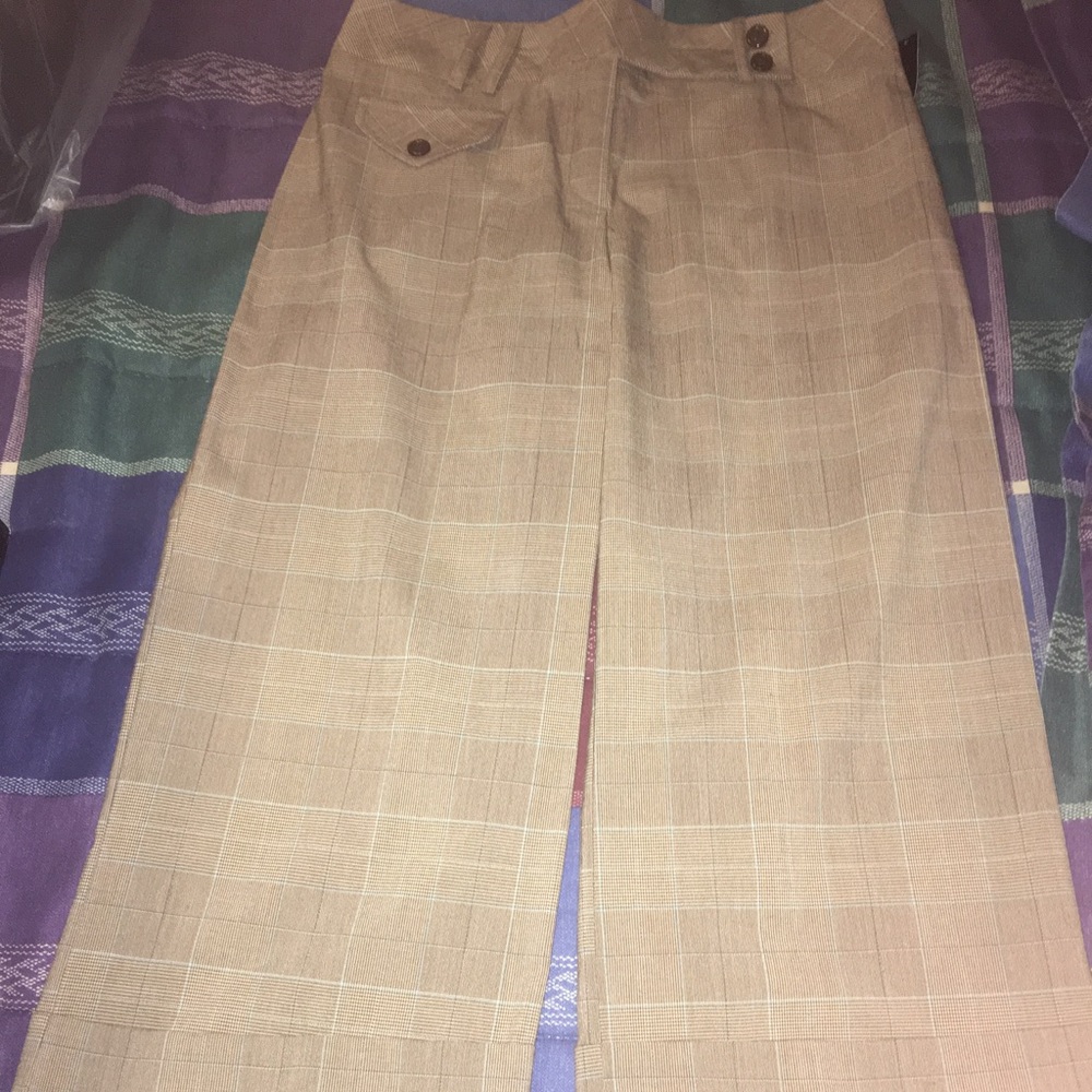 Pinstriped Capri pants