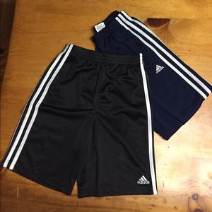 Adidas shorts and red mining pants combo size 7