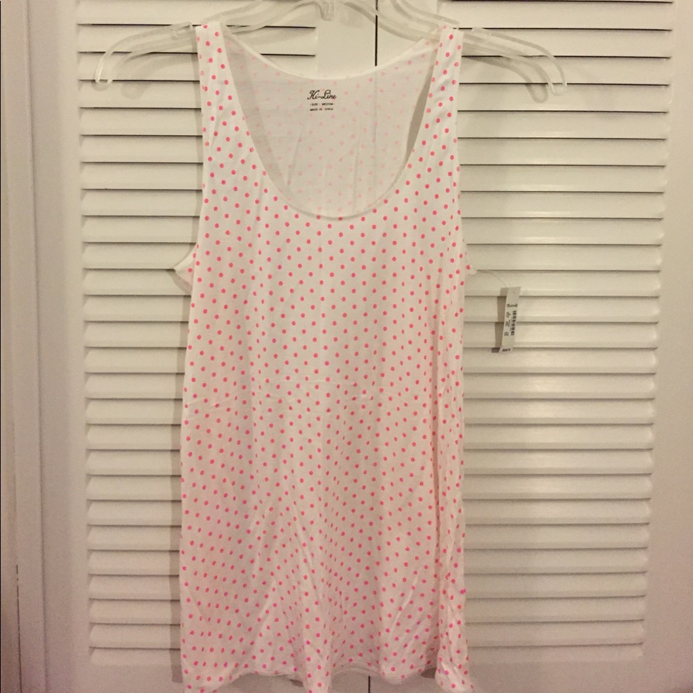 Madewell polka dot tank top
