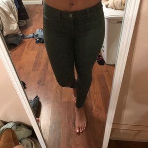 Army green Jeggings
