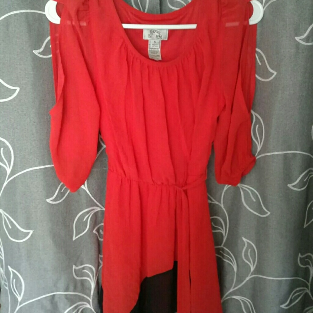 Evening Red Dress