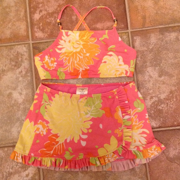 Lands' End Other - ⭐️HP 2 piece girls bathing suit⭐️