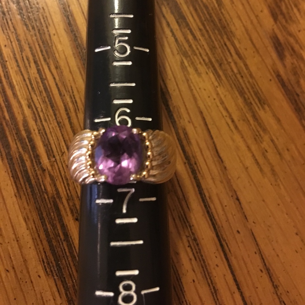 Sliver Amethyst Ring