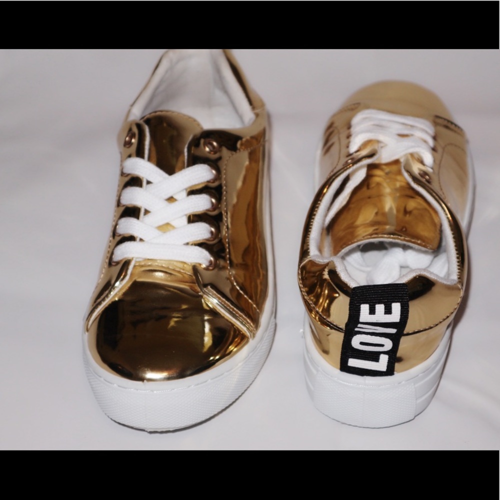 Love and peace metallic sneakers - Picture 2 of 4