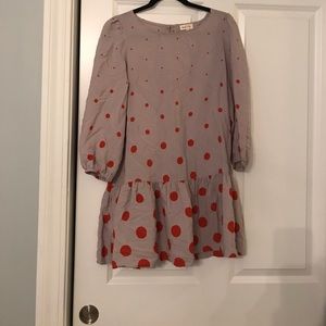 Anthropologie meadow rue drop waist dress