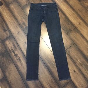 AG blue skinny jeans size 25