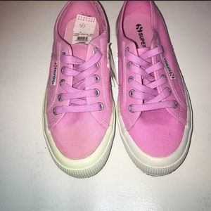 New pink superga sneakers!!
