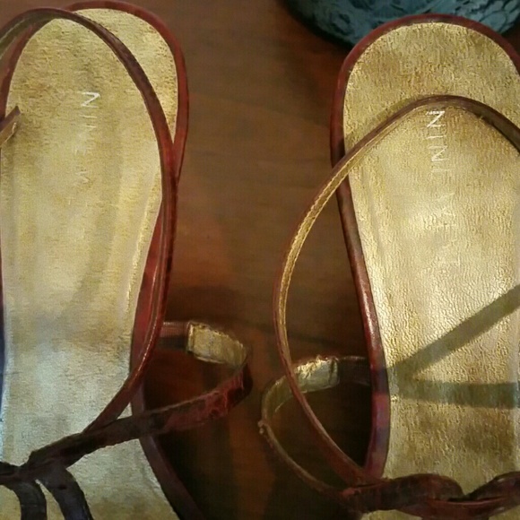 LEATHER MULTI STRAP HEEL - Picture 6 of 6