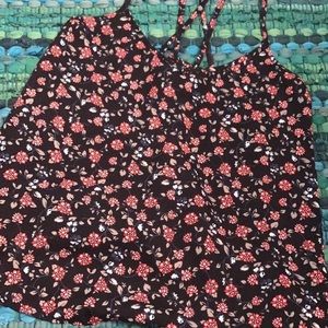 Hollister Floral Tank NWOT
