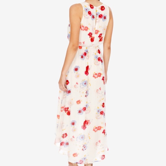 Lucky Brand Cream Floral High-Low Dress - Picture 3 of 8