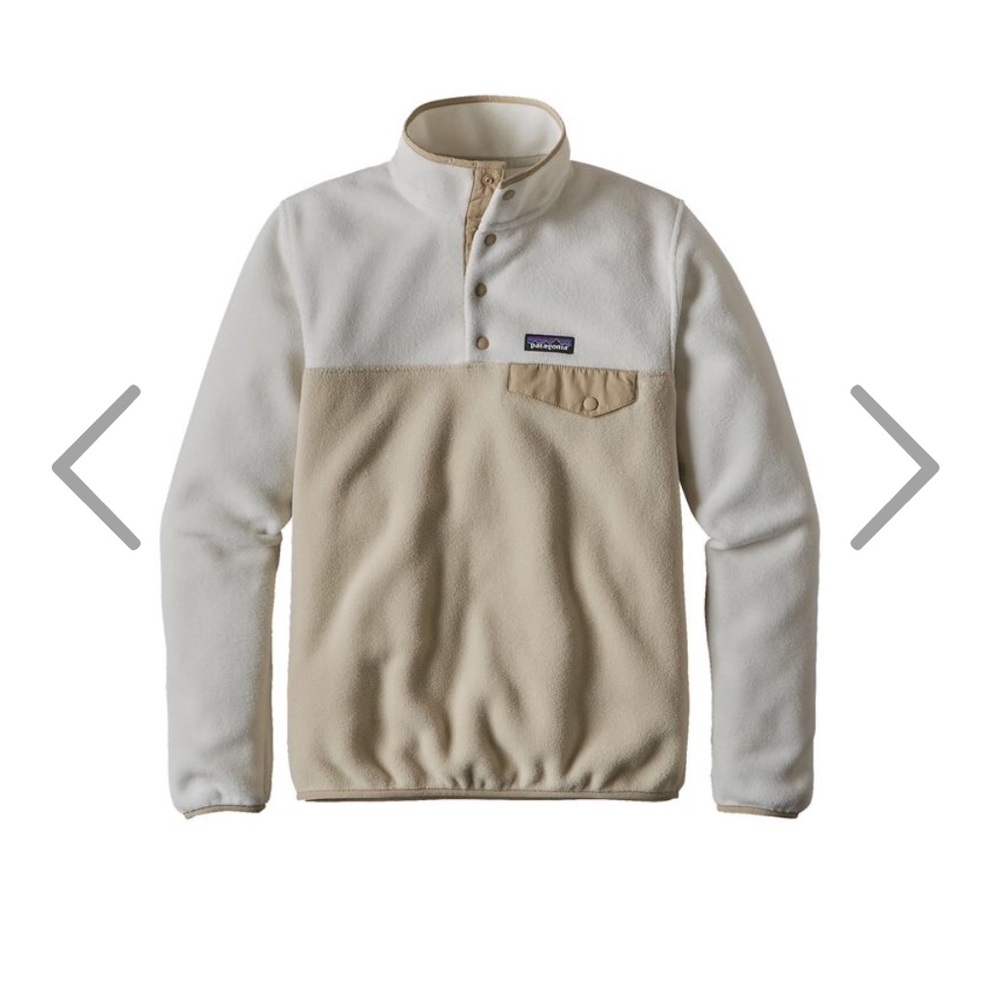 white and creme patagonia!