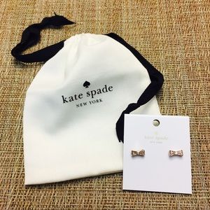 Kate Spade ♠️ Pave Bow Studs!