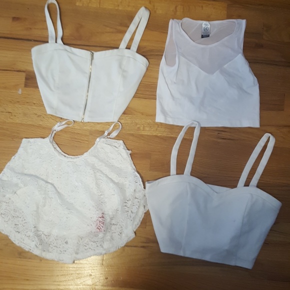 NWOT White Croptops - Picture 1 of 1