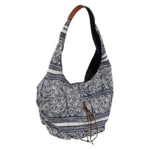 New Lucky Brand Palisades Paisly Sling Hobo bag