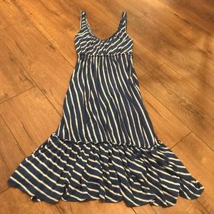 Anthropologie Michael Stars Blue/White Dress