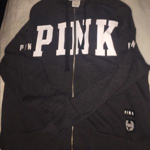 VS Pink Grey Sweater