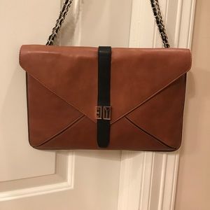 Elaine Turner large envelope shoulder bag/clutch