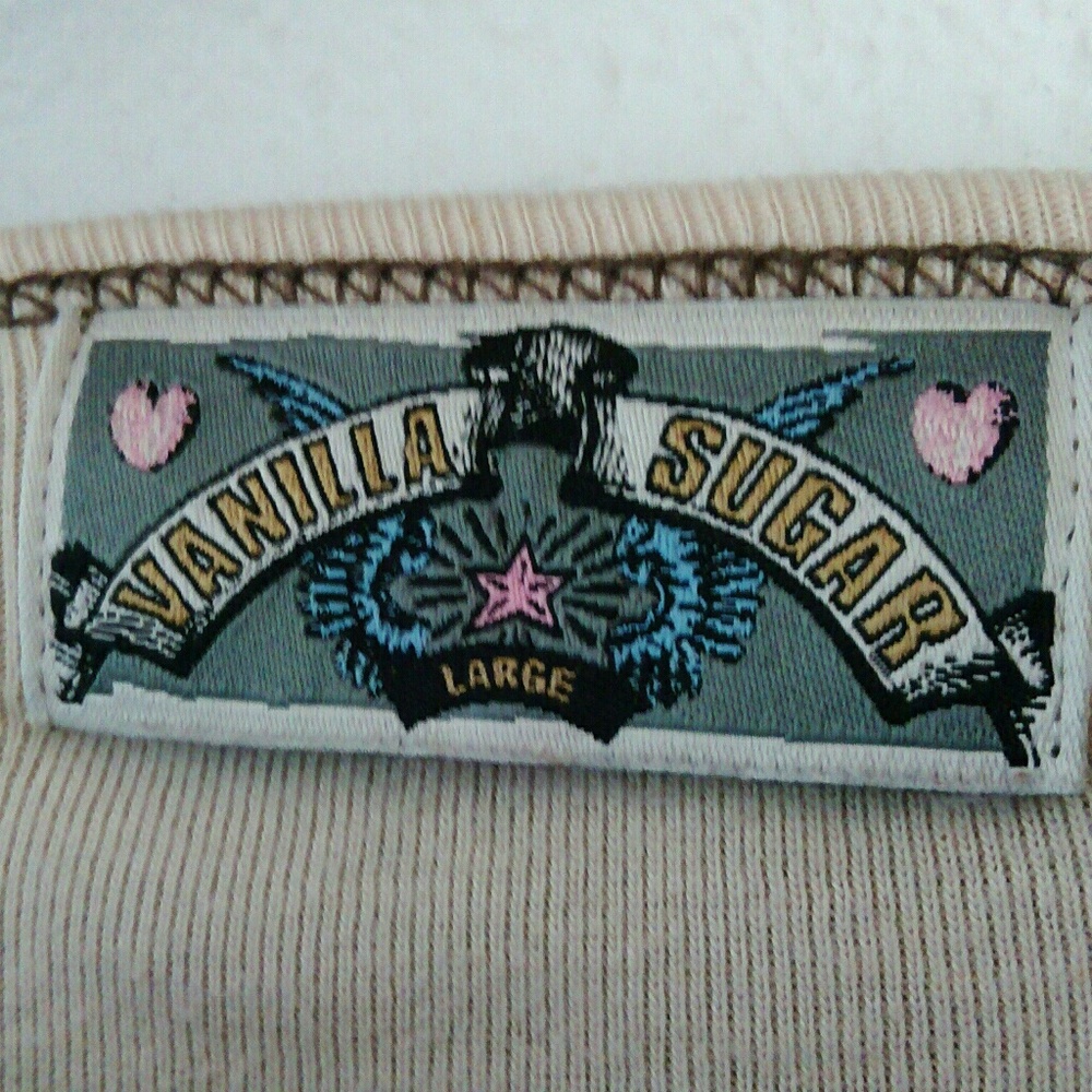 Sz L Vanilla Sugar Western Top - Picture 4 of 5
