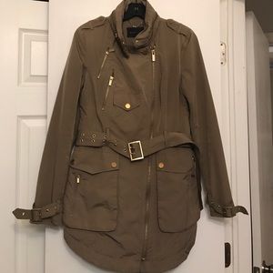 BCBG camel trench coat