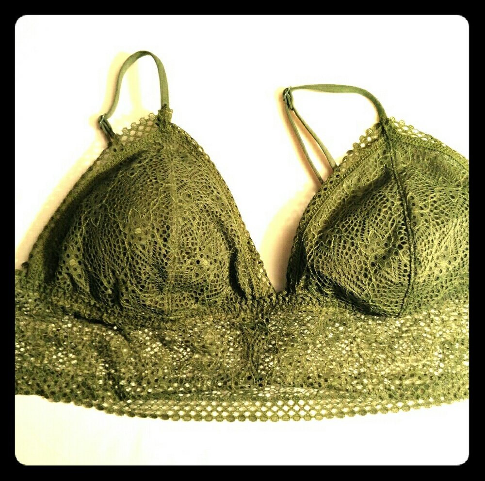 XL Victoria's Secret gree bralette, sexy bra