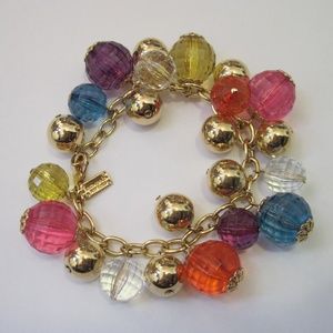 Kate Spade Gumdrop Beaded Charm Cocktail Bracelet