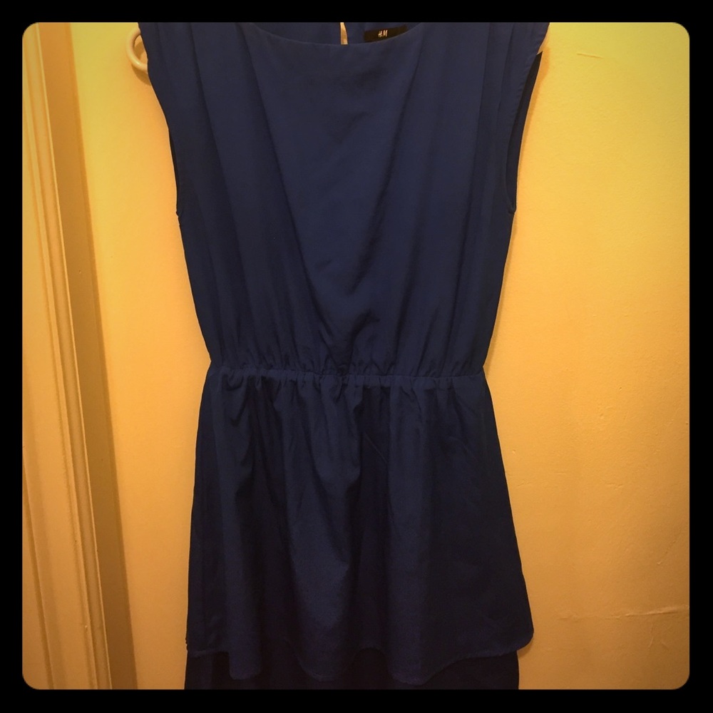 simple blue summer dress