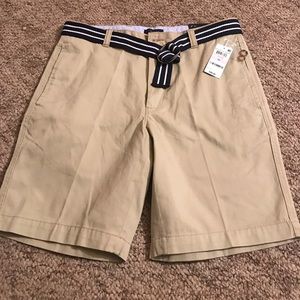Club room khaki shorts