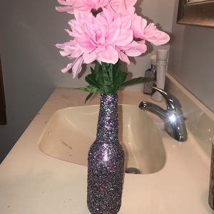 Glitter vases