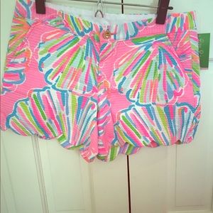 NWT Lilly Pulitzer Shellabrate Buttercup shorts