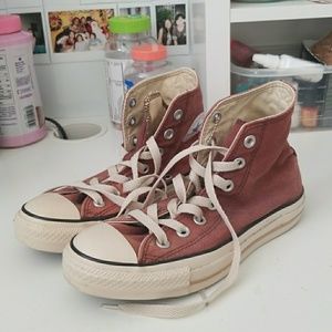 Brown High-top Converse