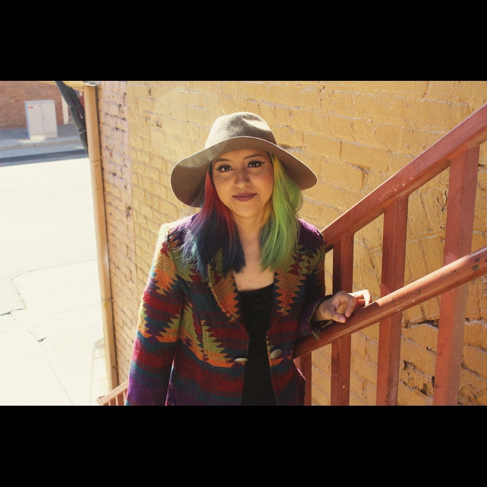 Tribal Print vintage coat