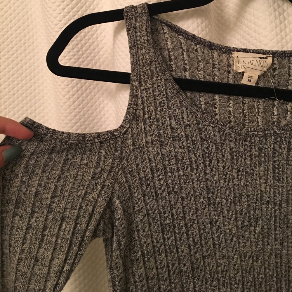 Cold Shoulder Long Sleeve