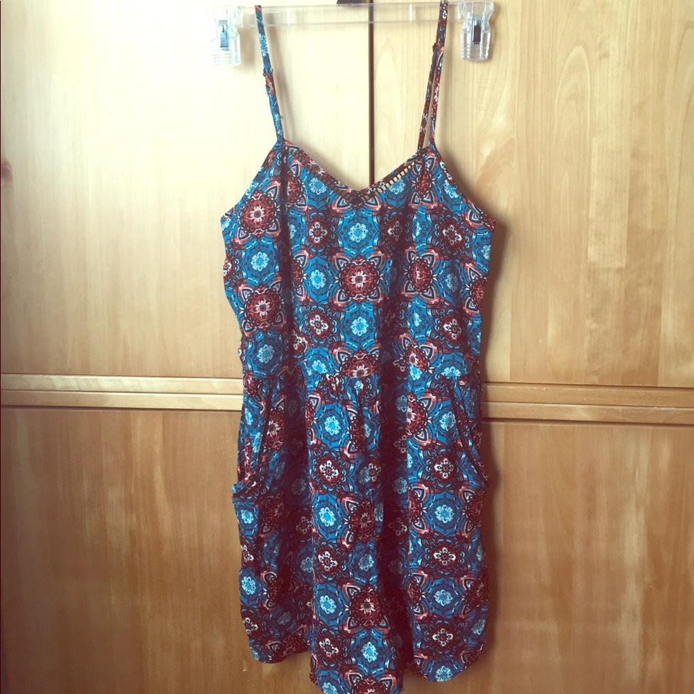 Patterned romper