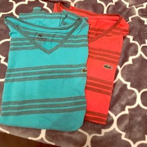 Lacoste shirt bundle