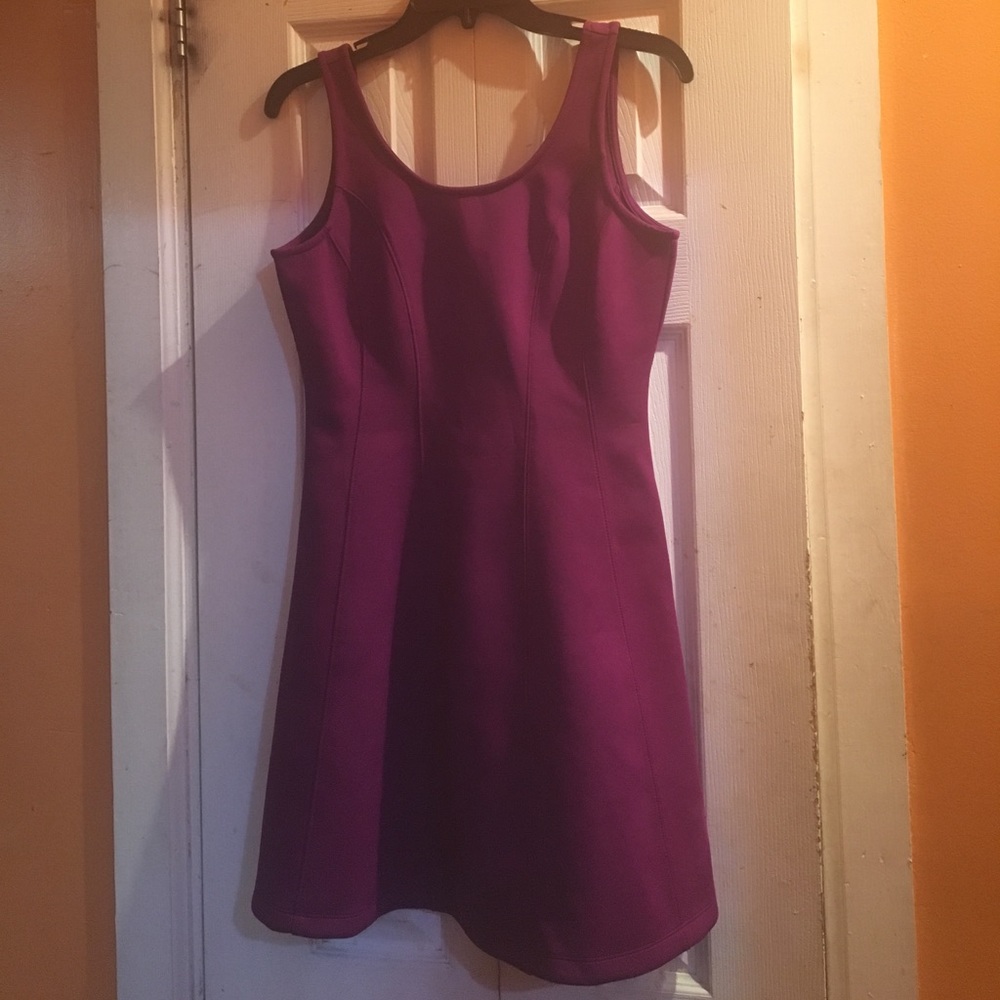 Forever 21 body fitted purple dress