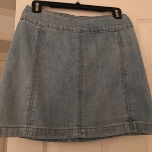 Free People Denim Skirt