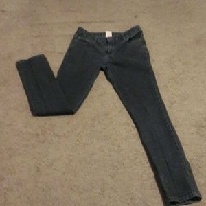Girls faded jeans
