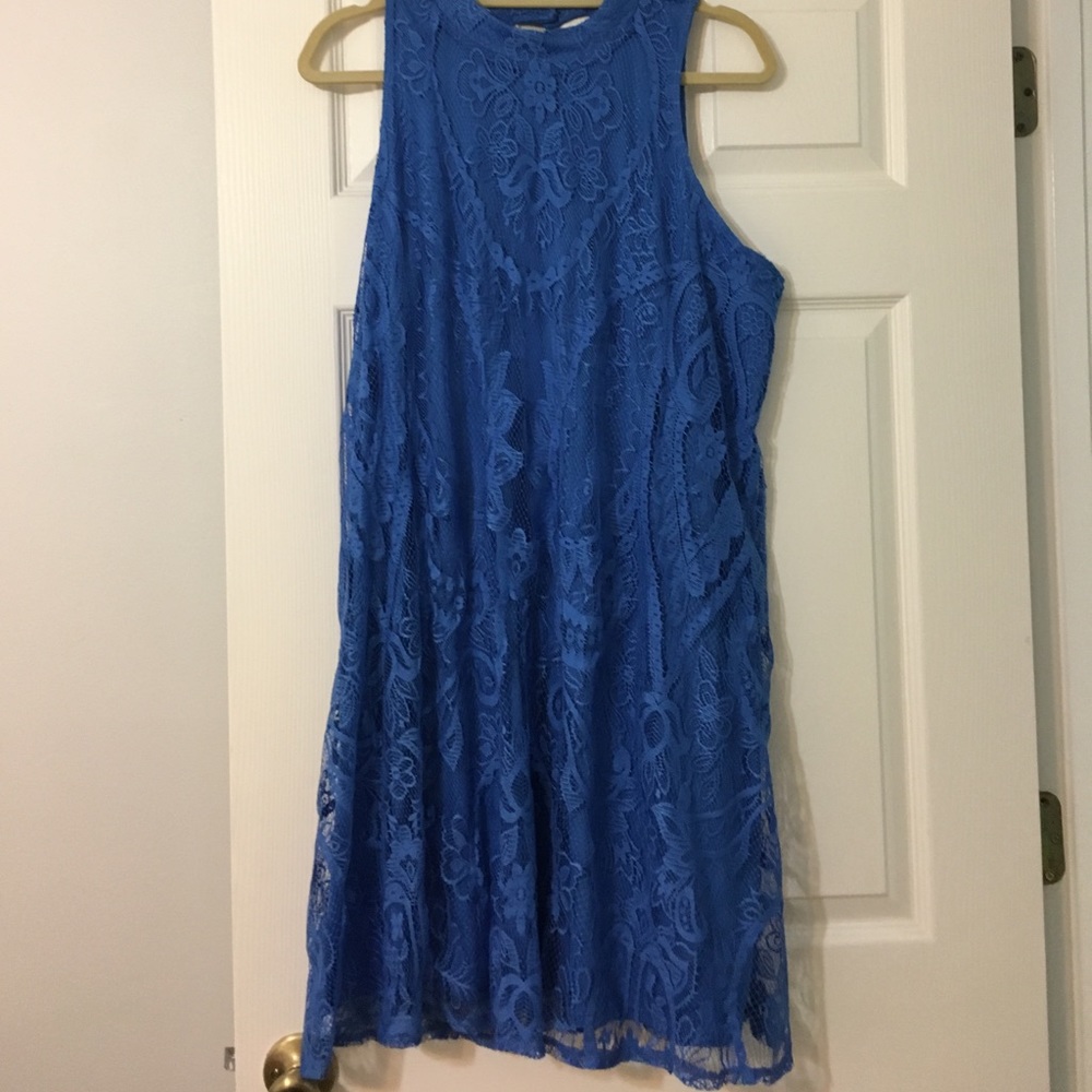 Cute blue lace dress
