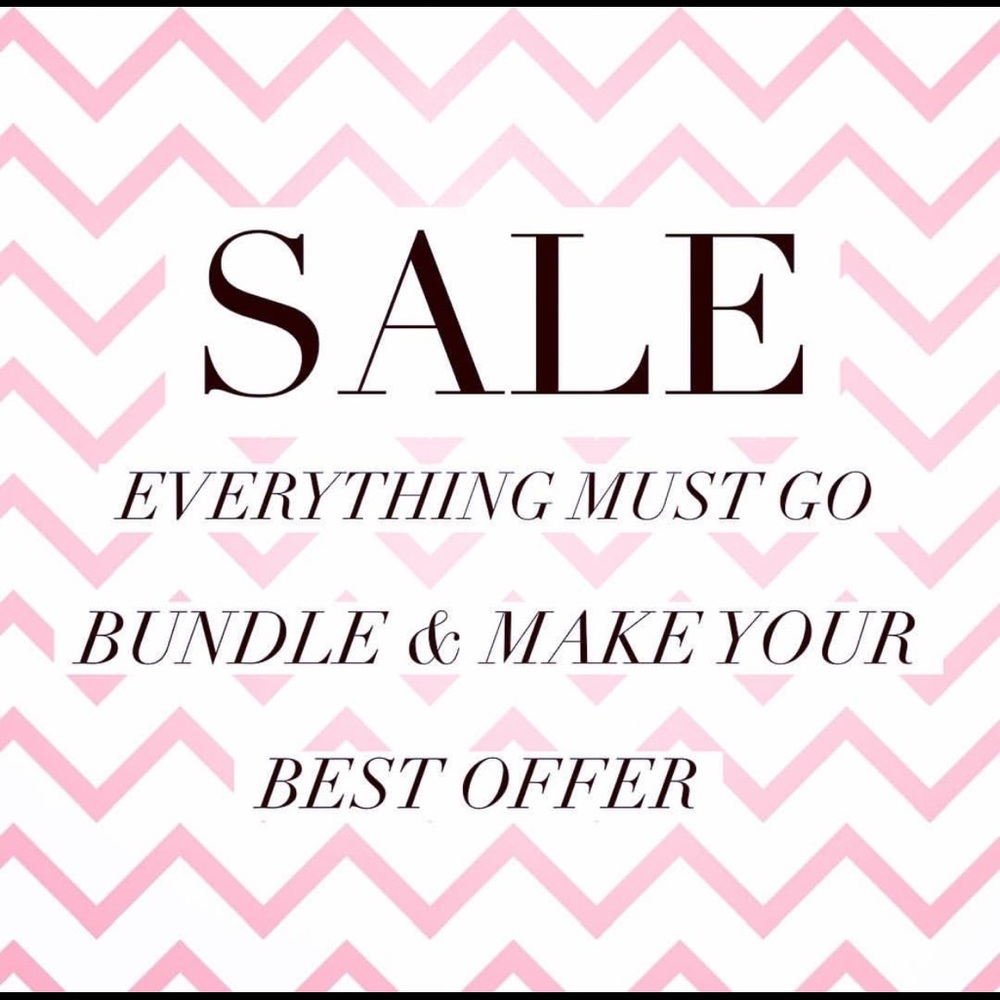 Closet clean out bundle and save. Make an offer!