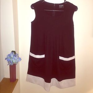 BCBG Paris Black Babydoll Shift LBD size small