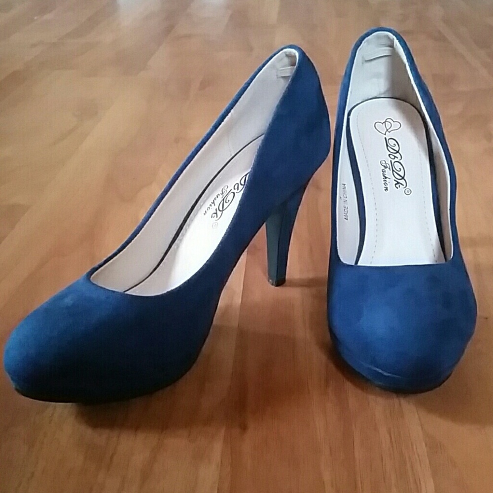 Navy Blue Stiletto Pumps