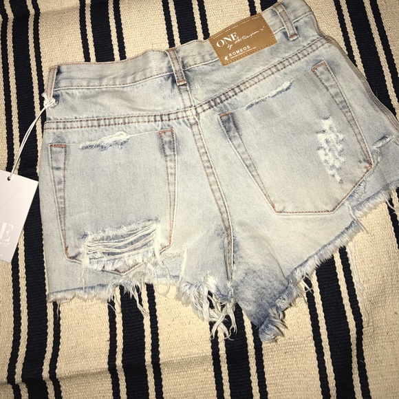 ❌SOLD❌NWT One Teaspoon Distressed Shorts - Picture 5 of 6