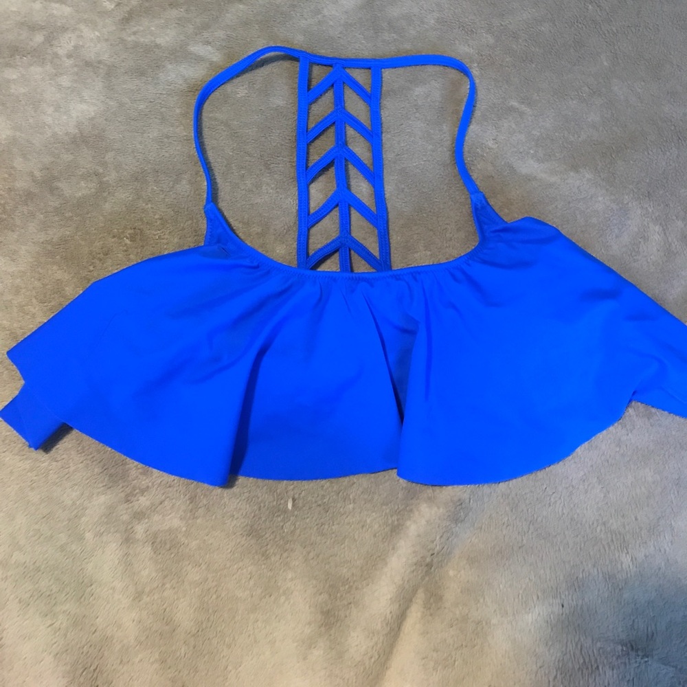 Flounce top bikini