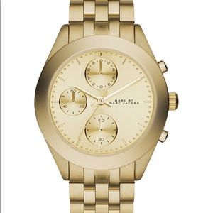 Marc by Marc Jacobs Chronograph Peeker Gold Watch